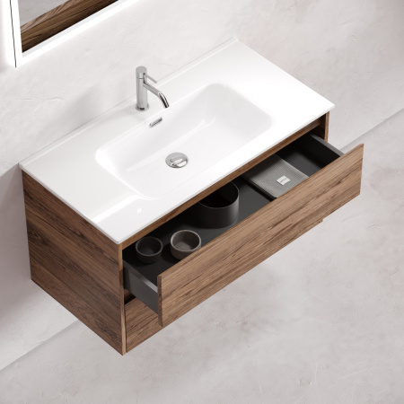 Тумба под раковину Sancos Libra LB90ECH 90х50 подвесная цвет коричневый